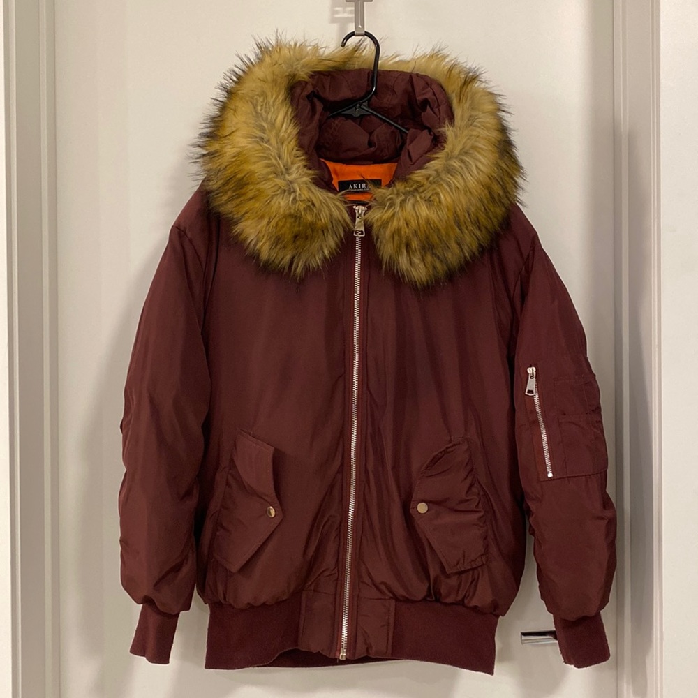 Akira - Size Small (oversized) - Maroon